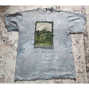 Vtg. Liquid Blue Men's Sz. L Cotton Led Zeppelin Graphic T Shirt